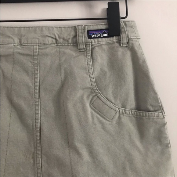 Patagonia | Khaki Stand Up Skirt | Sz 6 - Picture 6 of 6